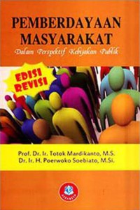 Image of Pemberdayaan Masyarakat Perspektif Kebijakan Publik